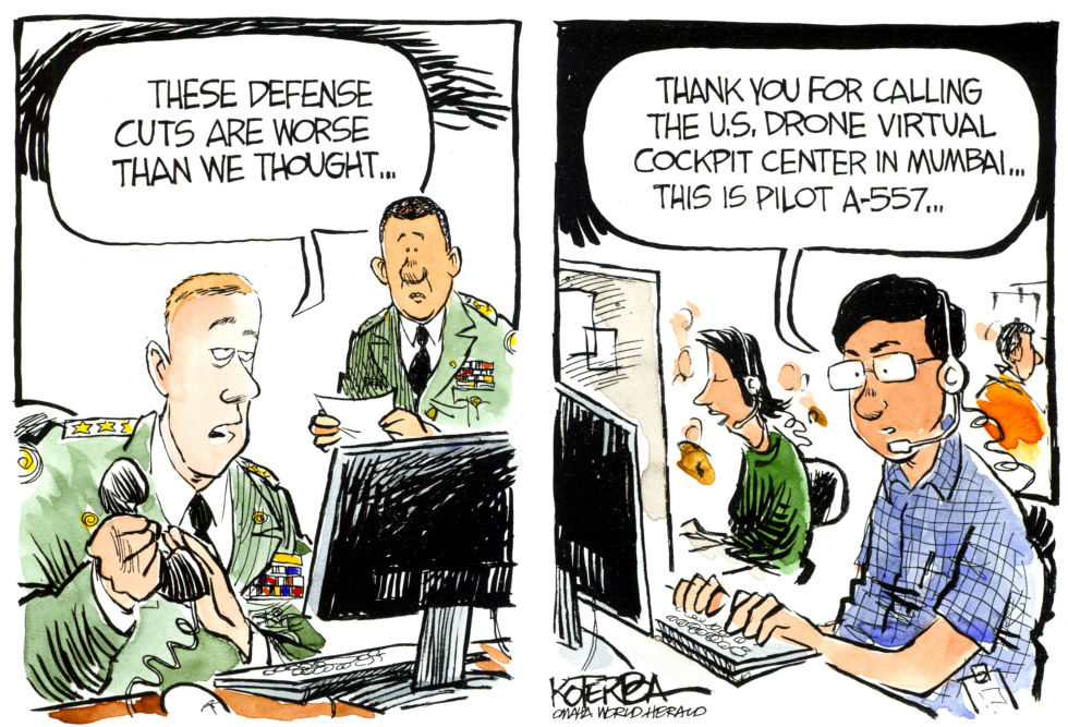  DEFENSE CUTS by Jeff Koterba