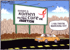 SUSAN G KOMEN by Bob Englehart