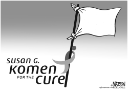 KOMEN SURRENDERS by RJ Matson