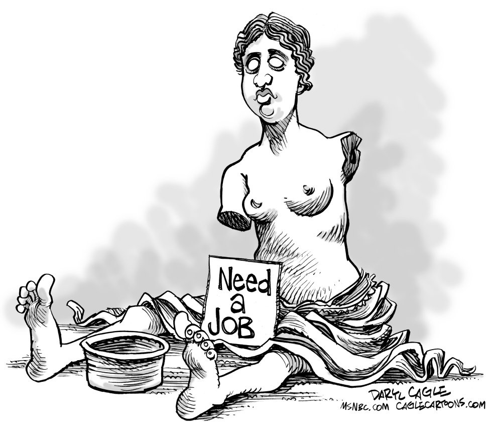  GREECE NEEDS WORK by Daryl Cagle