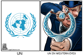 UN IN WESTERN EYES  by Luojie