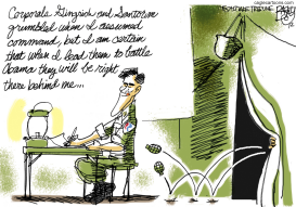 FRAGGING ROMNEY by Pat Bagley