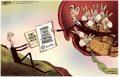 OBAMAS GOD PROBLEM by Rick McKee