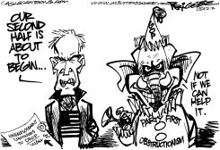 CLINT SPEAKS by Milt Priggee