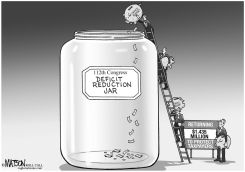 DEFICIT REDUCTION JAR by RJ Matson