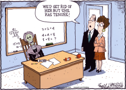 TEACHER TENURE by Bob Englehart