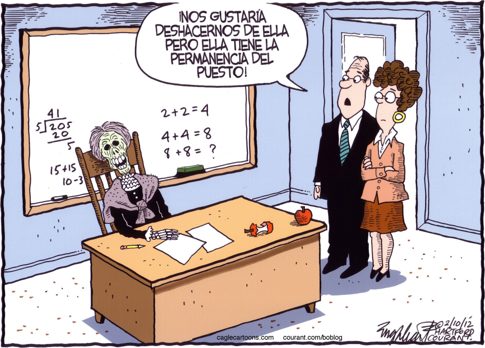  PUESTO PERMANENTE DE MAESTRA by Bob Englehart