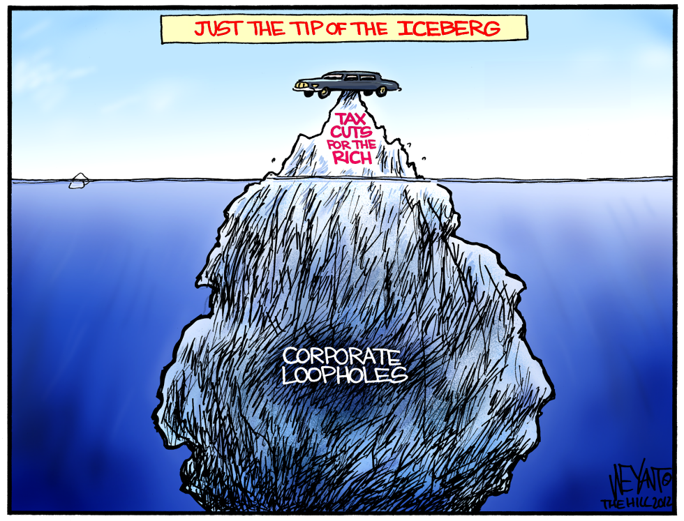  TIP OF THE ICEBERG by Christopher Weyant