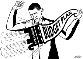 OBAMAS BUDGET PLAN by Rainer Hachfeld