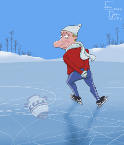 ICE SKATING by Sergei Elkin