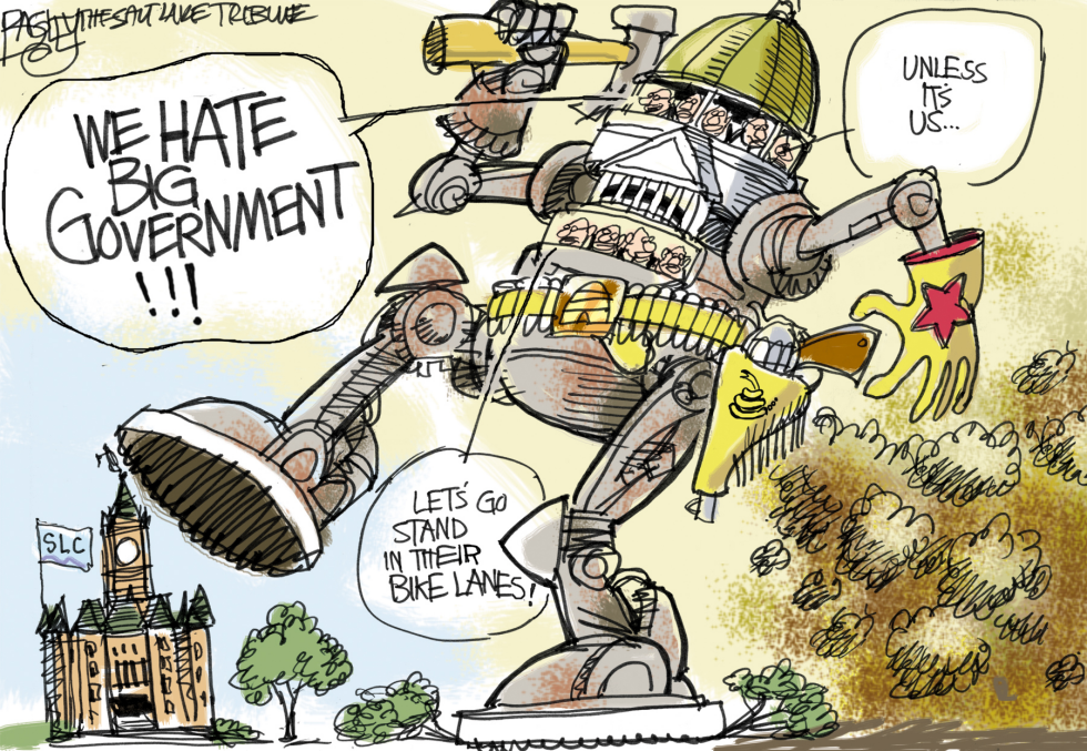  LOCAL UTAH LEGISLATURE STEPS OUT by Pat Bagley