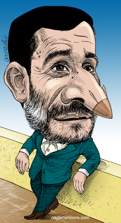 MAHMUD AHMADINEYAD by Arcadio Esquivel