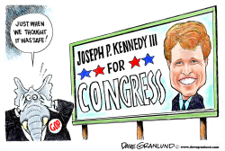 JOE KENNEDY III CONGRESS by Dave Granlund