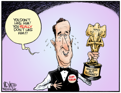 SANTORUMS OSCAR by Christopher Weyant