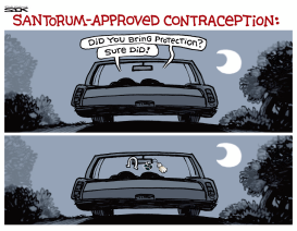 SANTORUM CONTRACEPTION by Steve Sack