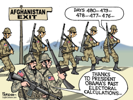 AFGHANISTAN EARLY EXIT by Paresh Nath