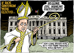 POPE SANTORUM by Wolverton