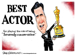 ROMNEY BEST ACTOR OSCAR by Dave Granlund