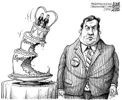 CHRIS CHRISTIE APPETITE FOR DESTRUCTION by Adam Zyglis