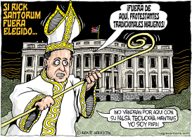 PAPA SANTORUM by Wolverton