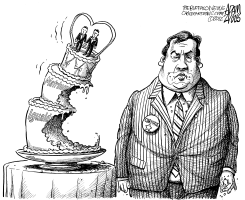 APETITO POR LA DESTRUCCION DE CHRIS CHRISTIE by Adam Zyglis