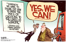 OBAMAS GAS PAINS by Rick McKee