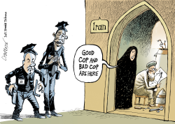 PRESSURE BUIDLING ON IRAN by Patrick Chappatte