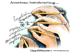 AMERICAN HANDWRITING by Dave Granlund