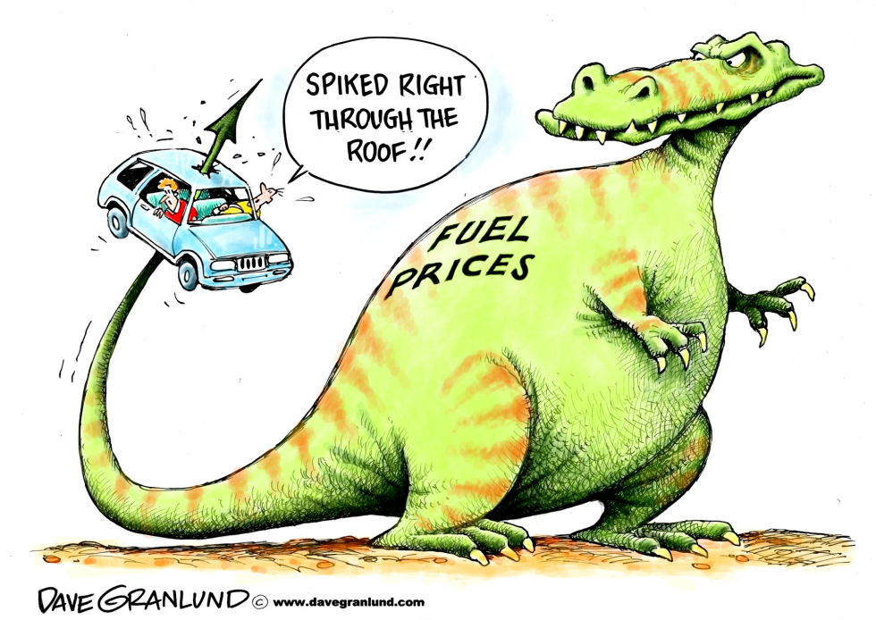  FUEL PRICE SPIKE by Dave Granlund