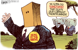 GOP NONE OF THE ABOVE by Rick McKee