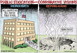 DEMS AND GOP ON PUBLIC EDUCATION by Wolverton