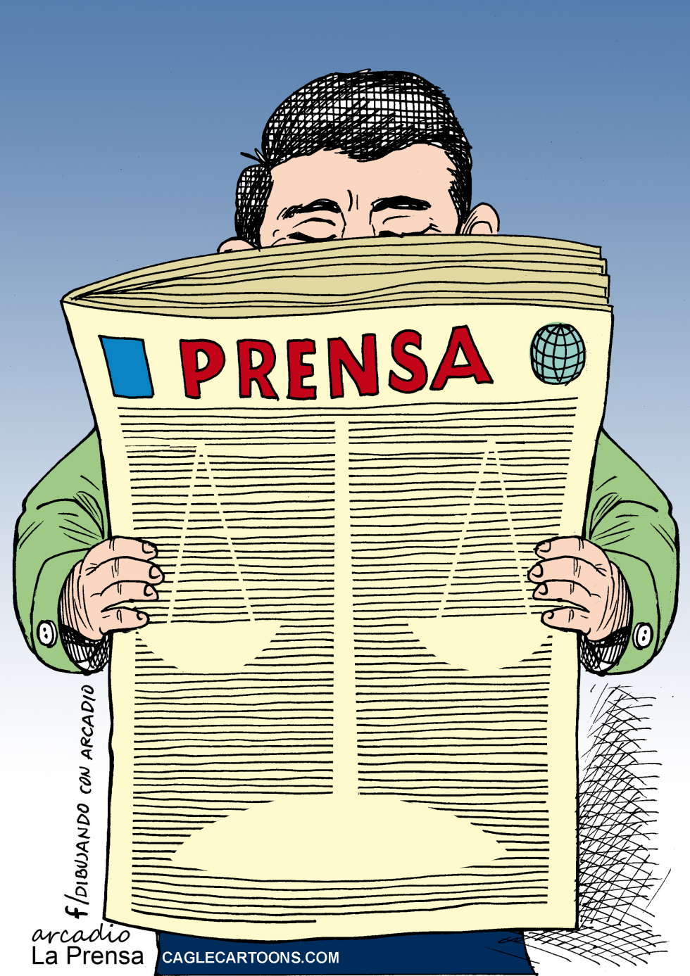  PRENSA Y JUSTICIA by Arcadio Esquivel