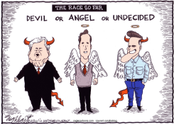 GOP RACE SO FAR by Bob Englehart