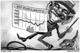 OBAMA POPULARITY UP by Taylor Jones