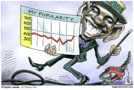 OBAMA POPULARITY UP  by Taylor Jones