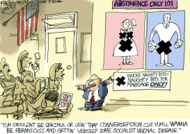 ABSTINENCE ONLY SEX ED by Pat Bagley