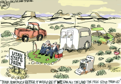 LOCAL LAND GRAB by Pat Bagley