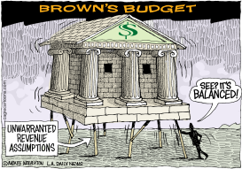 LOCAL-CA BROWNS BALANCED BUDGET by Wolverton