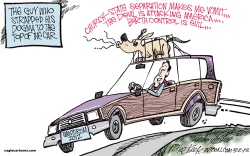 SANTORUM DOGMA by Mike Keefe