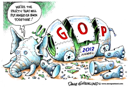 GOP APART by Dave Granlund