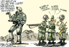 AFGHAN ARMY FAIL by Pat Bagley