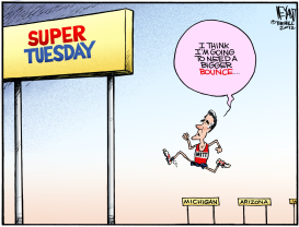 SUPER TUESDAY THE BIG HURDLE by Christopher Weyant