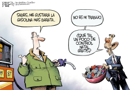 QUEJA SOBRE LA GASOLINA by Nate Beeler