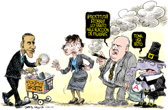 MALA ELECCION DE PALABRAS DE RUSH LIMBAUGH by Daryl Cagle