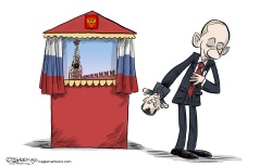 PUTIN`S THEATRE by Martin Sutovec