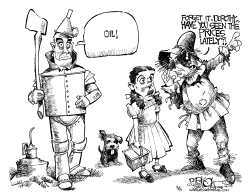 NO OIL FOR THE TIN MAN by John Darkow