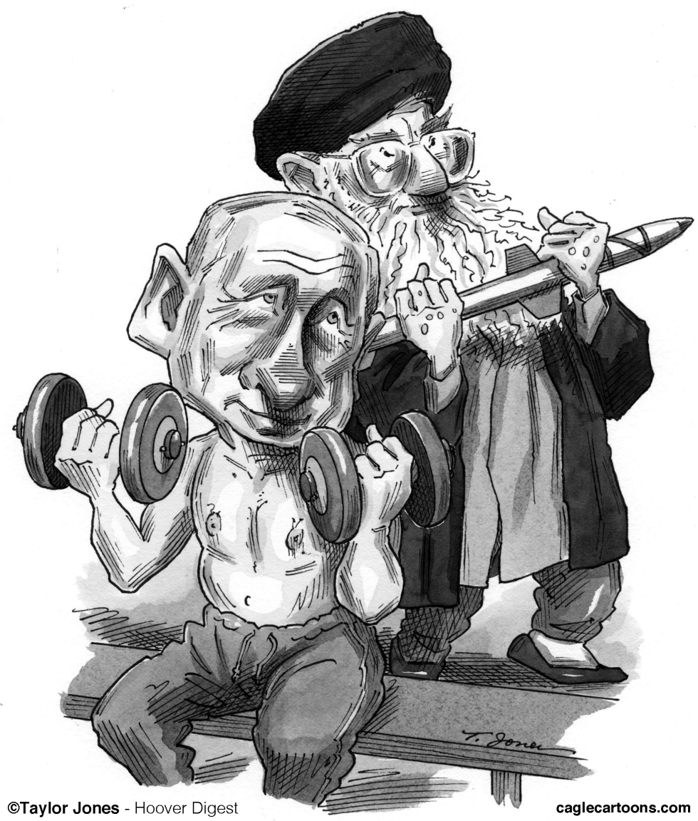  PUTIN AND KHAMENEI PUMP IRON by Taylor Jones