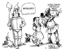 SIN PETROLEO PARA EL HOMBRE DE HOJALATA by John Darkow