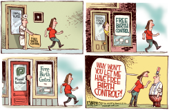 FREE BIRTH CONTROL by Rick McKee