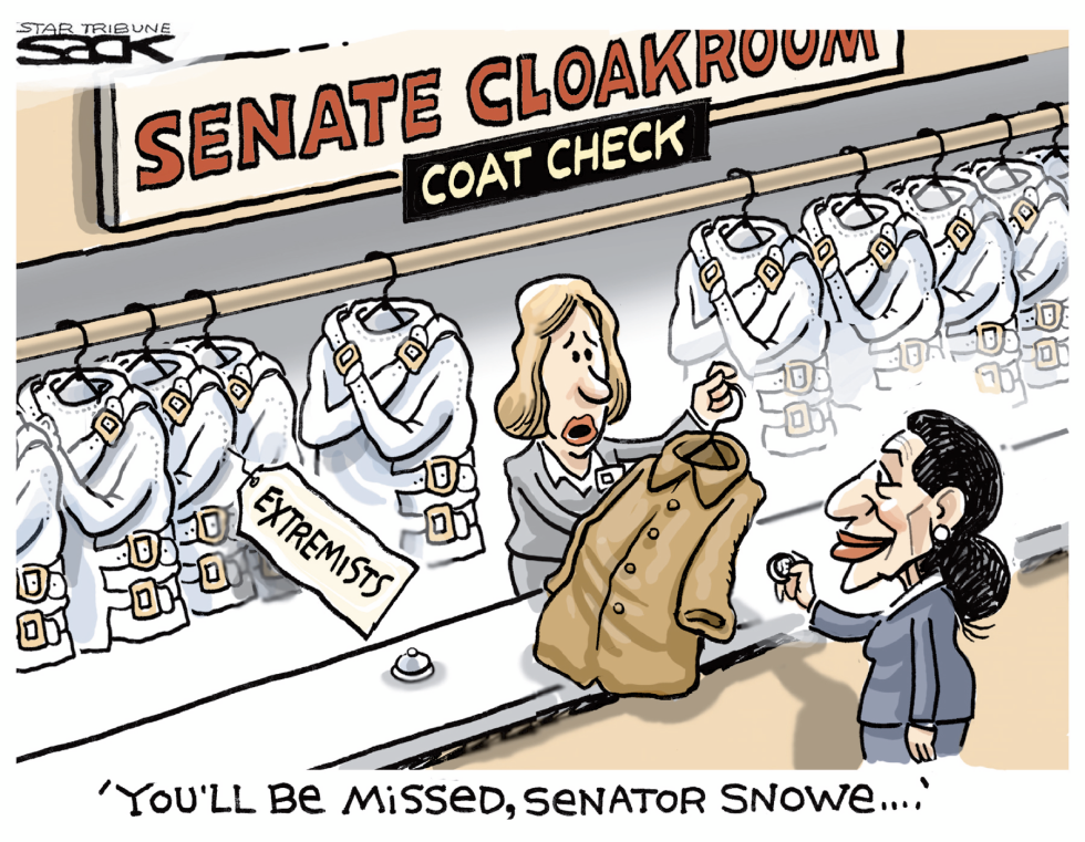  COAT CHECK by Steve Sack